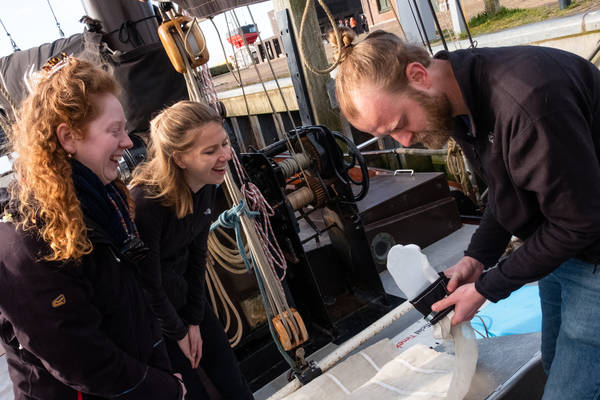 Segelblog - Plastikexpedition auf der Lauwerszee: Sauberes Manöver fürs Wattenmeer