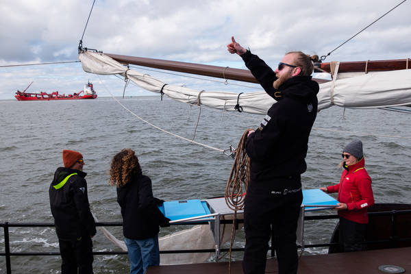 Segelblog - Plastikexpedition auf der Lauwerszee: Sauberes Manöver fürs Wattenmeer